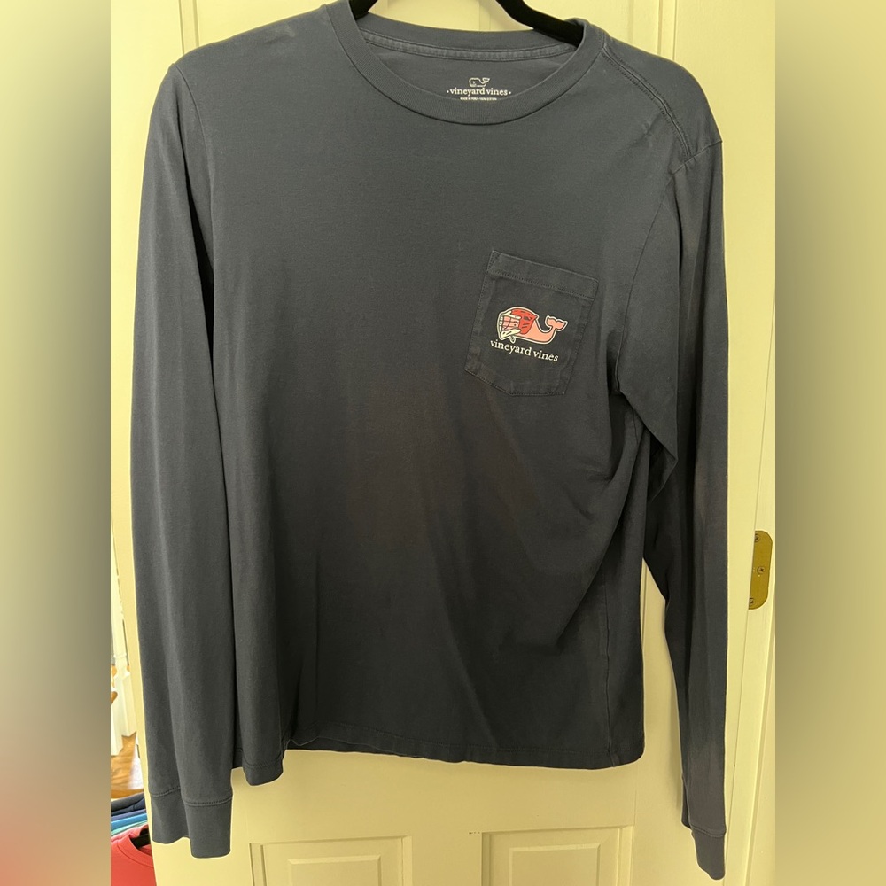 VINEYARD VINES Boys XL Lacrosse Long Sleeve T-shirt EUC